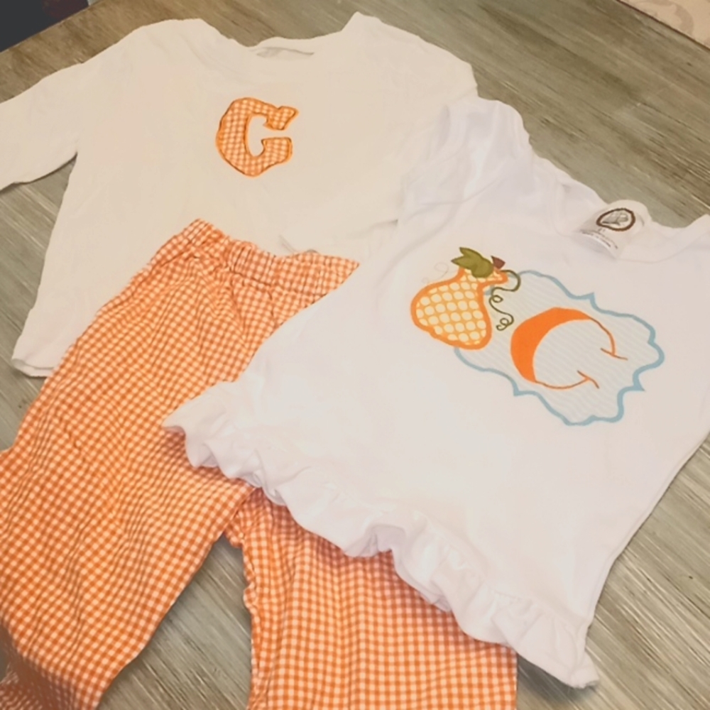 Fall C Inital Outfits Girls 2t